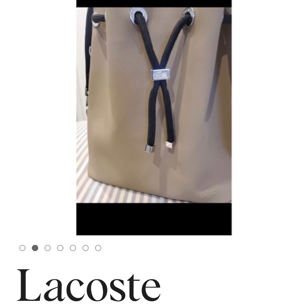 Lacoste vintage bucket bag.